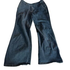 Perry Ellis Dark Blue Flare Jeans
